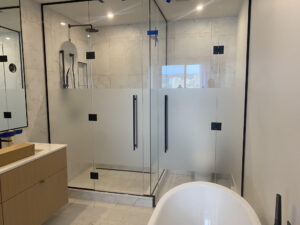 Porte douche sur mesure - G&D installation