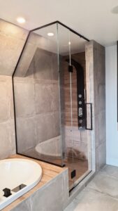 Porte douche sur mesure - G&D installation