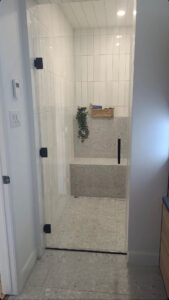 Porte douche sur mesure - G&D installation