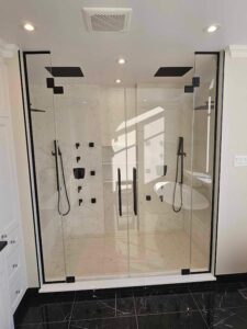 Porte douche sur mesure - G&D installation