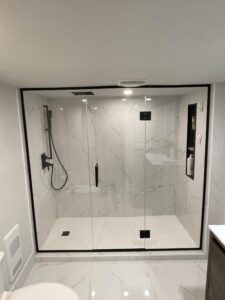 Porte douche sur mesure - G&D installation