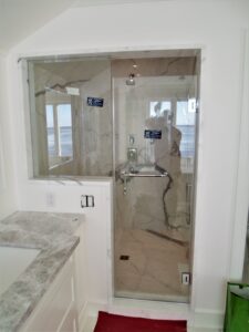 Porte douche sur mesure - G&D installation